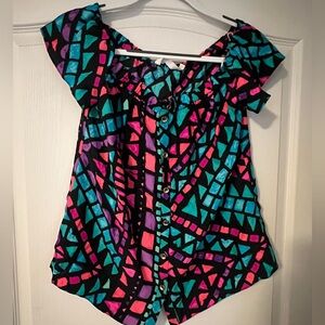 Alice & Trixie Multicolor Geometric Blouse